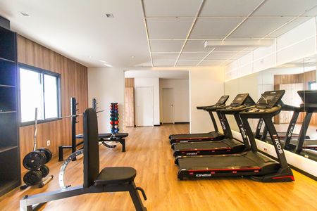 Apartamento para alugar com 36m², 1 quarto e sem vaga Apartamento para alugar com 36m², 1 quarto e sem vagaÁrea comum - Academia