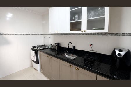 Cozinha de apartamento à venda com 2 quartos, 50m² em Campestre, Santo André