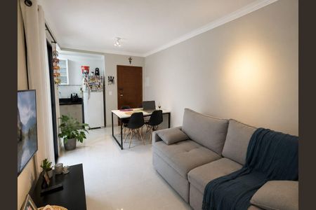 Sala de apartamento à venda com 2 quartos, 50m² em Campestre, Santo André