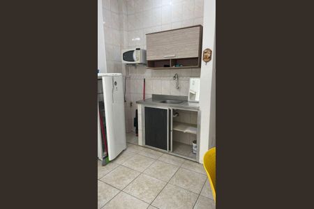 Sala/Cozinha de apartamento para alugar com 1 quarto, 28m² em Flamengo, Rio de Janeiro