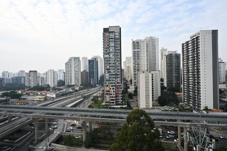 Vista de kitnet/studio para alugar com 1 quarto, 35m² em Brooklin, São Paulo
