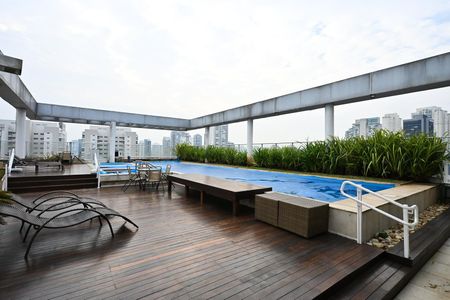 Studio para alugar com 35m², 1 quarto e 1 vagaPiscina