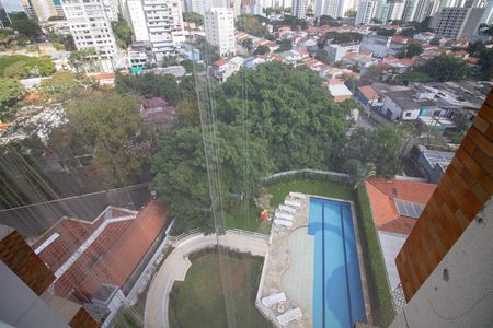 Varanda Gourmet - Vista de apartamento para alugar com 1 quarto, 65m² em Campo Belo, São Paulo