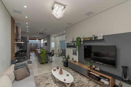 Sala de Estar de casa de condomínio para alugar com 2 quartos, 116m² em Vila Monte Alegre Ii, Paulínia