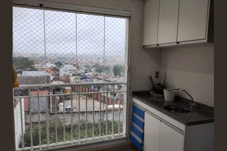 Área de serviço de apartamento à venda com 2 quartos, 65m² em Santa Maria, São Caetano do Sul