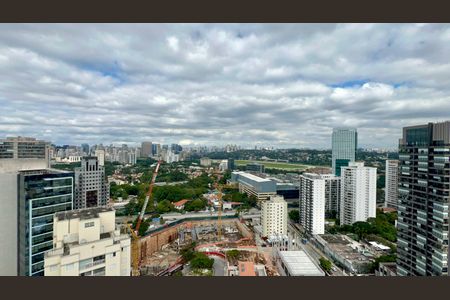 Vista da Varanda de kitnet/studio à venda com 1 quarto, 24m² em Pinheiros, São Paulo