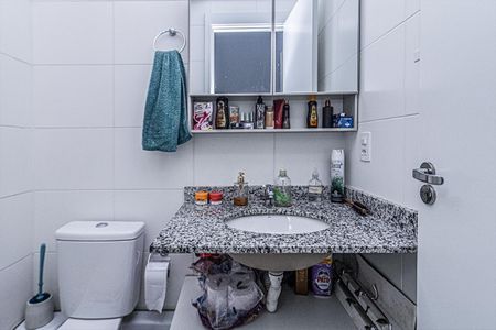 banheiro social_2 de apartamento para alugar com 2 quartos, 55m² em Ipiranga, São Paulo