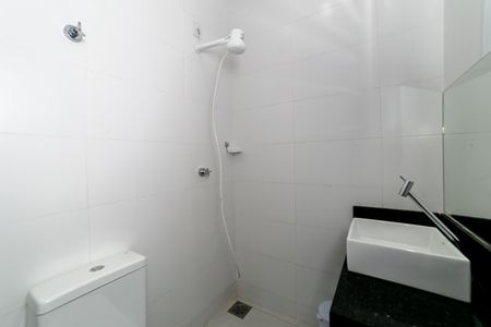 Banheiro da Suíte de kitnet/studio para alugar com 1 quarto, 30m² em Santa Cruz, Belo Horizonte