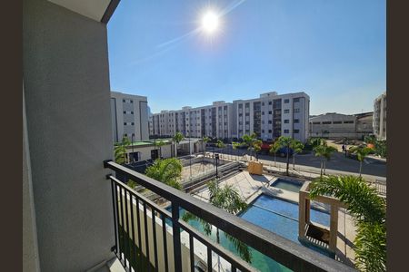 Varanda da sala  de apartamento à venda com 2 quartos, 42m² em Curicica, Rio de Janeiro