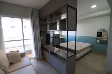Sala de apartamento para alugar com 1 quarto, 42m² em Ribeirânia, Ribeirão Preto