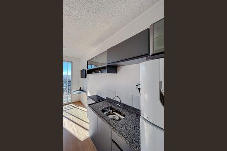 Cozinha de kitnet/studio para alugar com 1 quarto, 25m² em Tatuapé, São Paulo