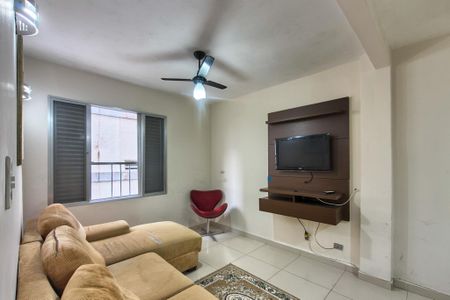 Sala de apartamento para alugar com 1 quarto, 56m² em Cidade Ocian, Praia Grande