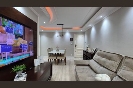 Sala de apartamento para alugar com 2 quartos, 54m² em Jardim Santo André, Santo André