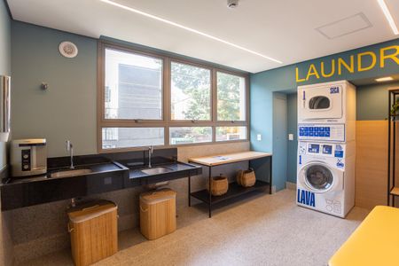 Studio à venda com 27m², 1 quarto e sem vaga Studio à venda com 27m², 1 quarto e sem vagaLavanderia