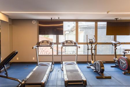 Studio à venda com 27m², 1 quarto e sem vaga Studio à venda com 27m², 1 quarto e sem vagaÁrea comum - Academia