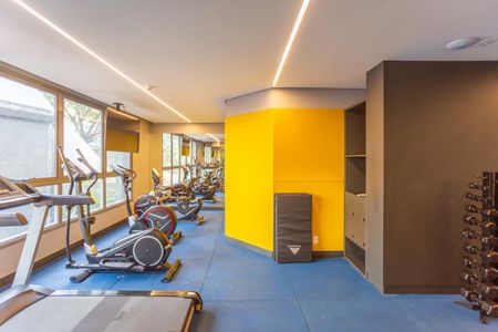 Studio à venda com 27m², 1 quarto e sem vaga Studio à venda com 27m², 1 quarto e sem vagaÁrea comum - Academia