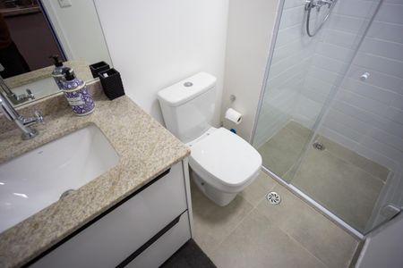 Studio à venda com 27m², 1 quarto e sem vaga Studio à venda com 27m², 1 quarto e sem vagaBanheiro