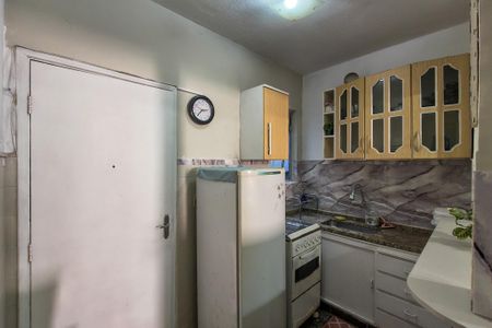 Cozinha  de kitnet/studio para alugar com 1 quarto, 32m² em Nova Mirim, Praia Grande