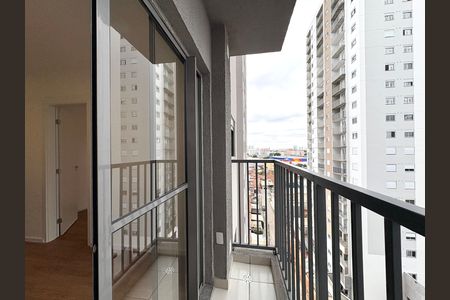 Varanda da Sala de apartamento para alugar com 2 quartos, 41m² em Vila Albertina, São Paulo