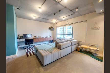 Sala de apartamento para alugar com 1 quarto, 72m² em Jardim das Acacias, São Paulo