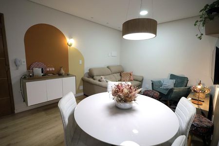 Sala de apartamento à venda com 2 quartos, 48m² em Vila Tibiriçá, Santo André