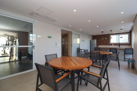 Studio à venda com 25m², 1 quarto e sem vagaÁrea gourmet
