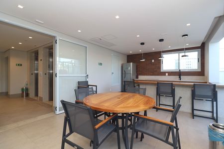 Studio à venda com 25m², 1 quarto e sem vagaÁrea gourmet
