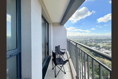 Apartamento para alugar com 34m², 1 quarto e sem vagaSacada