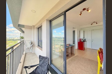 Sacada de apartamento para alugar com 1 quarto, 34m² em Santo Amaro, São Paulo