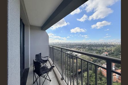 Apartamento para alugar com 34m², 1 quarto e sem vagaSacada
