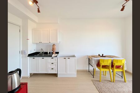 Sala de apartamento para alugar com 1 quarto, 34m² em Santo Amaro, São Paulo