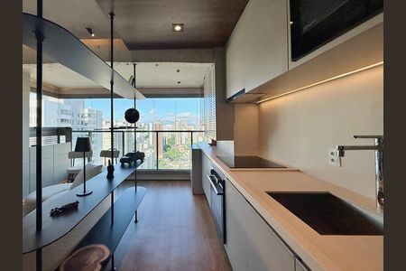 Apartamento à venda com 38m², 1 quarto e 1 vagaCozinha 