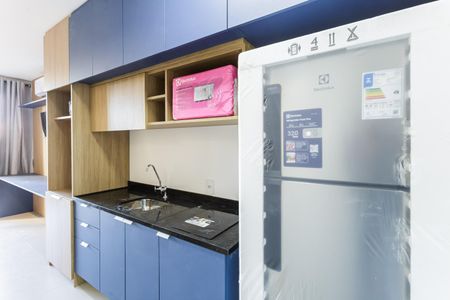 Studio para alugar com 24m², 1 quarto e sem vaga Studio para alugar com 24m², 1 quarto e sem vagaCozinha