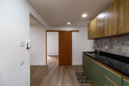 Cozinha de apartamento à venda com 1 quarto, 42m² em Barra Funda, São Paulo
