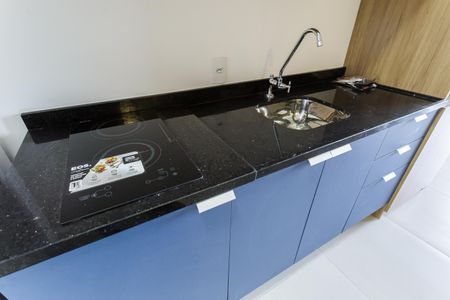 Studio para alugar com 25m², 1 quarto e sem vaga Studio para alugar com 25m², 1 quarto e sem vagaCozinha