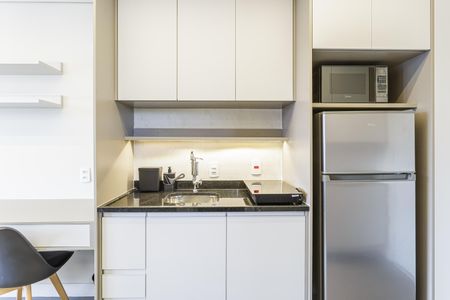 Studio para alugar com 25m², 1 quarto e sem vaga Studio para alugar com 25m², 1 quarto e sem vagaCozinha