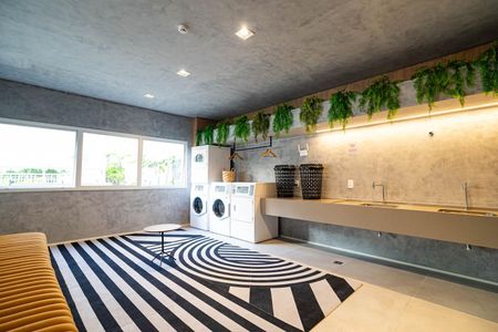 Studio para alugar com 24m², 1 quarto e sem vaga Studio para alugar com 24m², 1 quarto e sem vagaLavanderia