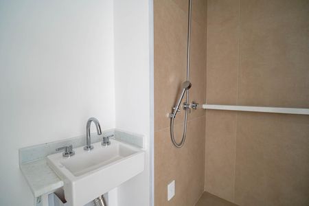 Studio para alugar com 24m², 1 quarto e sem vaga Studio para alugar com 24m², 1 quarto e sem vagaBanheiro
