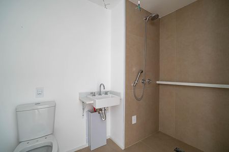 Studio para alugar com 24m², 1 quarto e sem vaga Studio para alugar com 24m², 1 quarto e sem vagaBanheiro