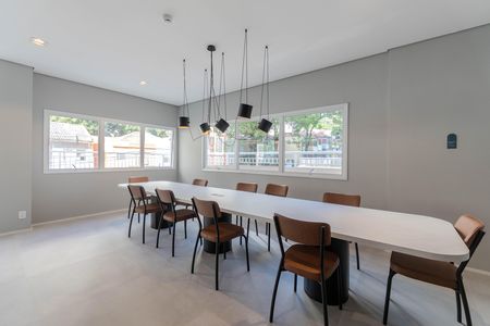 Studio para alugar com 24m², 1 quarto e sem vaga Studio para alugar com 24m², 1 quarto e sem vagaÁrea comum - Salão de festas