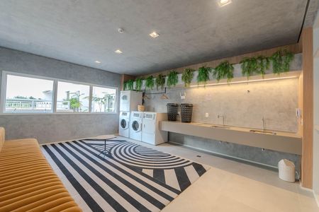 Studio para alugar com 24m², 1 quarto e sem vaga Studio para alugar com 24m², 1 quarto e sem vagaLavanderia