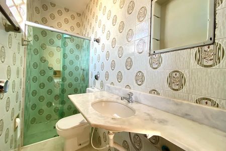 Banheiro da Suíte 1 de apartamento para alugar com 3 quartos, 110m² em Cidade Nova, Belo Horizonte