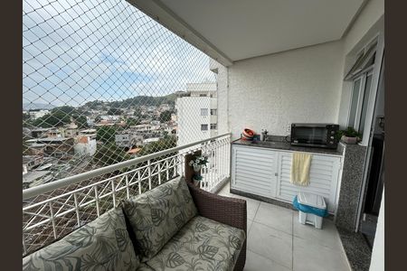 Varanda da Sala de apartamento à venda com 4 quartos, 133m² em Osvaldo Cruz, Rio de Janeiro