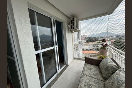 Varanda da Sala de apartamento à venda com 4 quartos, 133m² em Osvaldo Cruz, Rio de Janeiro