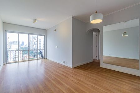 Sala de apartamento à venda com 2 quartos, 70m² em Cidade Monções, São Paulo