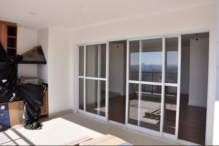 Detalhe - Varanda da Sala e Sala de Jantar de apartamento para alugar com 3 quartos, 220m² em Vila Primavera, São Paulo