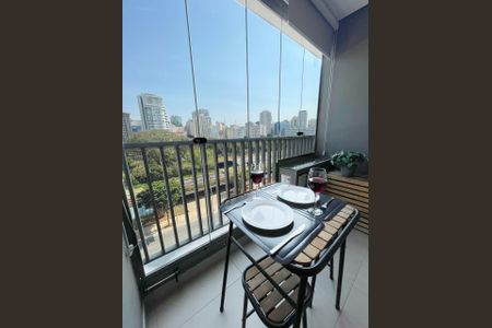 Apartamento à venda com 15m², 1 quarto e sem vagaVaranda