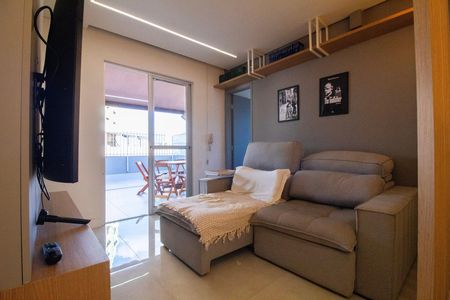 Sala de Tv  de apartamento à venda com 3 quartos, 274m² em Coração Eucarístico, Belo Horizonte