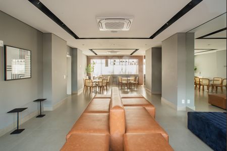 Apartamento à venda com 29m², 1 quarto e sem vaga Apartamento à venda com 29m², 1 quarto e sem vagaÁrea comum - Salão de festas