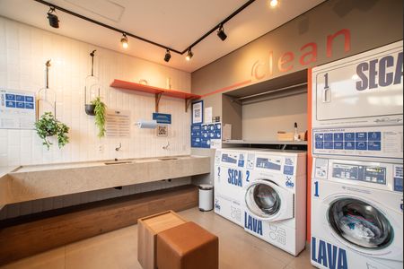 Apartamento à venda com 29m², 1 quarto e sem vaga Apartamento à venda com 29m², 1 quarto e sem vagaÁrea comum - Lavanderia